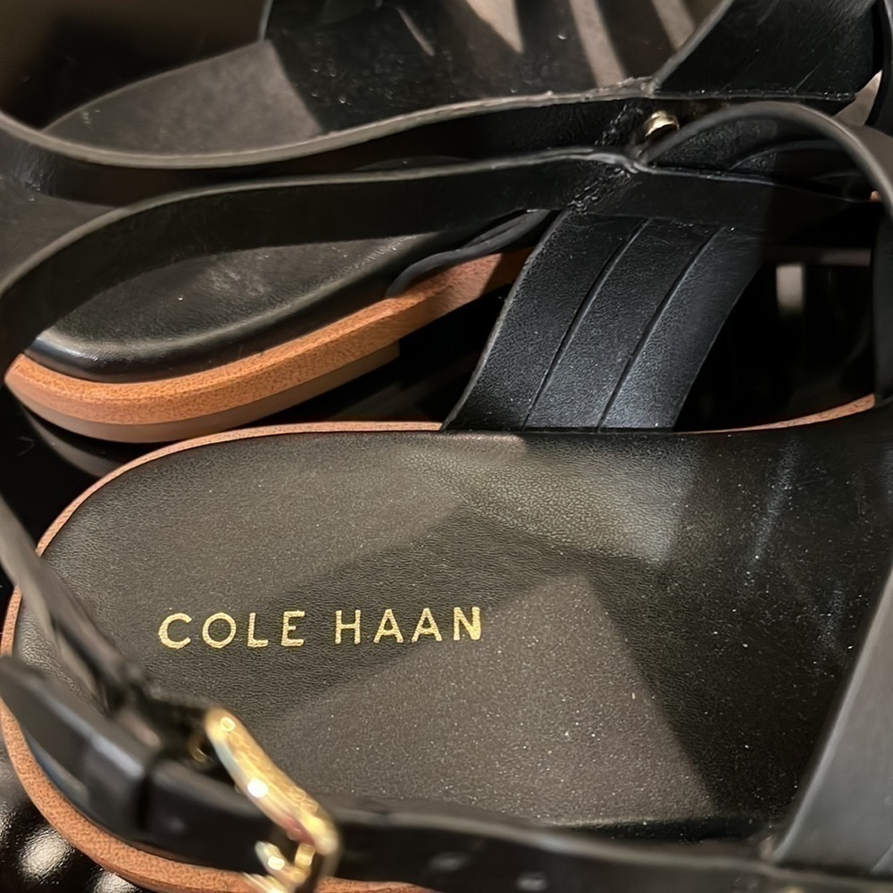 COLE HAAN France Strappy Slingback Sandal size 7B - Picture 6 of 9